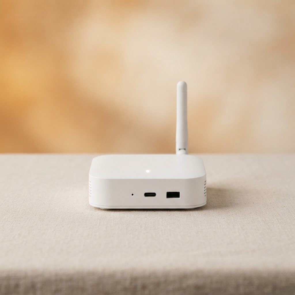 The Barkeep wireless LoRa gateway hub device.